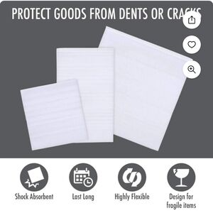 White Protective Foam Sheets
